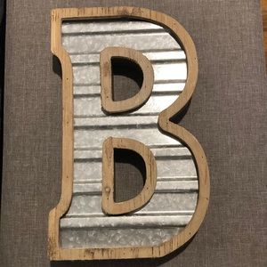 Hobby Lobby Farmhouse/Rustic decor initial “B”